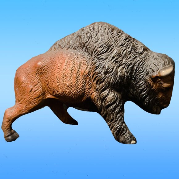 Ceramic buffalo - Picture 2 of 4